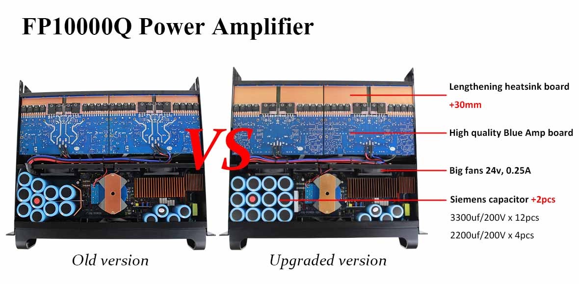 Sinbosen FP10000Q 2100w 4 channel Power amplifier upgraded powerful