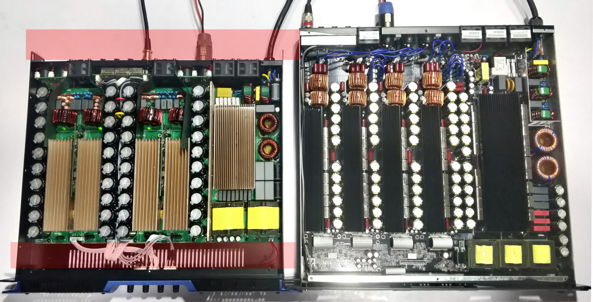 Amplificador de potência digital Sinbosen D4-2000 VS outros produtos semelhantes