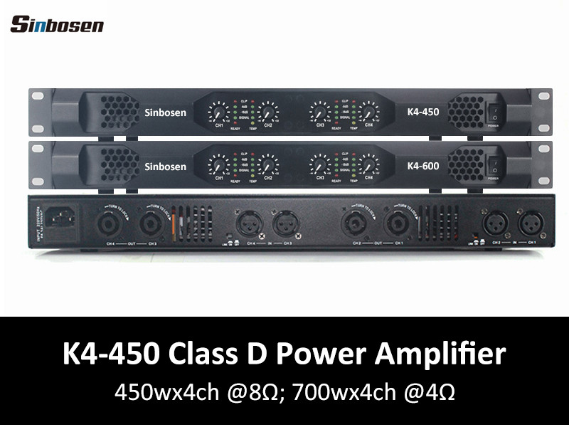Amplificador digital de audio doméstico Sinbosen K4-450