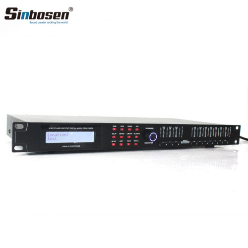 Sinbosen 4 INPUT 8 OUTPUT DIGITAL AUDIO PROCESSOR DISPLAY FUNCTIONS AD48