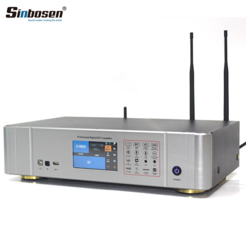 Sinbosen S450 KTV audio 450w 2ch power amplifier UHF Microphone HDMI 2.0 USB MP3 Bluetooth