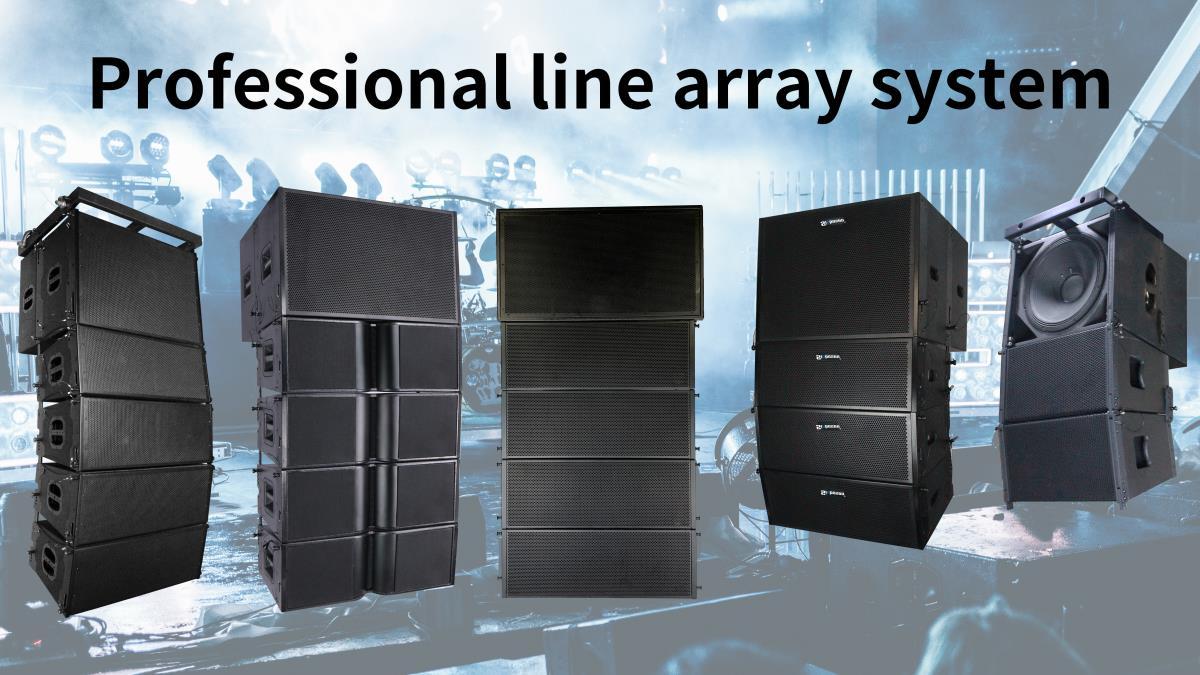 What is line array loudspeaker and its application ?