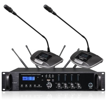 Sinbosen GS-200 wifi uhf meeting room wireless gooseneck conference microphones system for chairs delegate