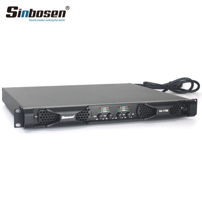 Sinbosen professional digital amplifier K4-1700 4 channel 4Ω 2800W 1u amplifier professional class d
