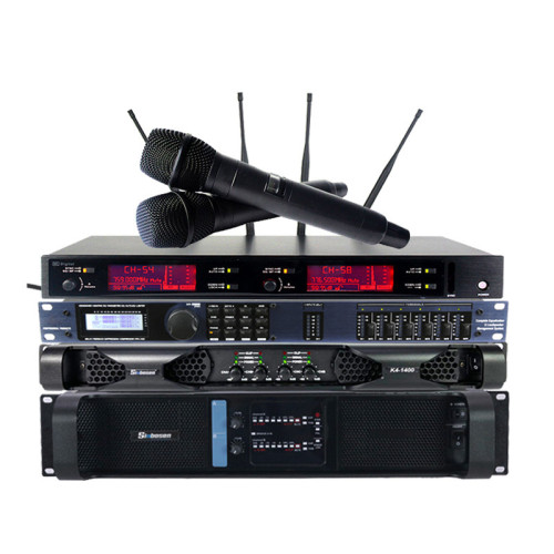 Sinbosen professional audio equipment dj audio system amp mic processor speakers