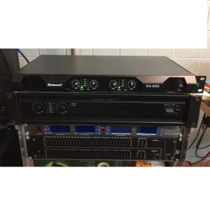 Sinbosen K4-450 Home audio 450 watt class d small 1U stereo digital karaoke amplifier