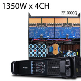Sinbosen FP10000Q 4 channel professional power amplifier for dual 15 inch speaker