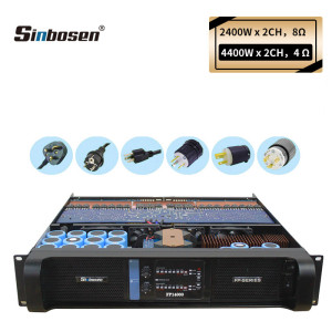 Sinbosen high power 4400w 2 channel lab FP14000 amplifier for dual 18-inch bass