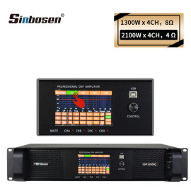 2021 Sinbosen newest High quality 4 channel sound system 1300w DSP FP10000q module power amplifier DSP10000q