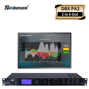 2 In 6 out professional audio digital speaker manage processor BDX PA2