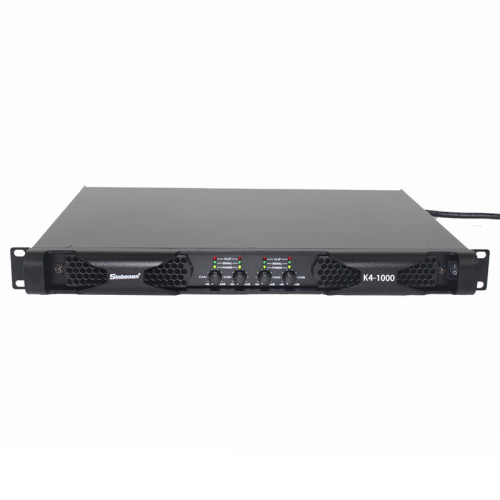 Sinbosen k4-1000 1000 watt 4 channel professional 1u class d digital 4 ohms stable power amplifier