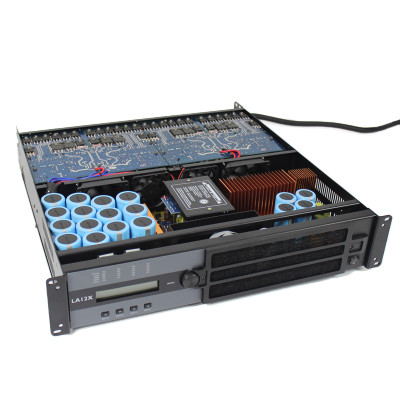 DSP Control 4 input 4 output professional Power Amplifier LA12X 4000 watt for subwoofer