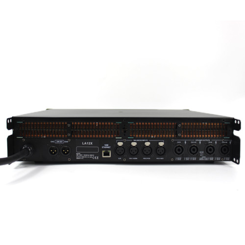 Dsp Control 4 input 4 output professional Power Amplifier LA12X 4000 watt for subwoofer