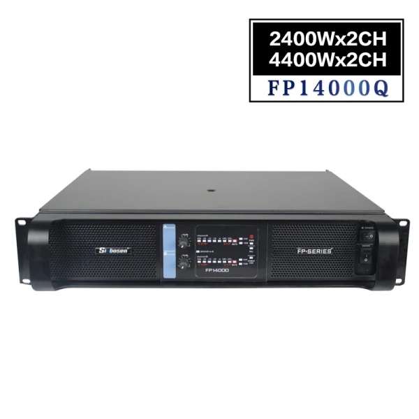 Sinbosen high power 4400w 2 channel lab FP14000 amplifier for dual 18-inch bass