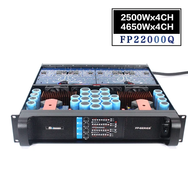 Sinbosen Nightclub Sound Equipment FP22000Q 4650w 4 Channels Most powerful Professional Power Amplifier for 21 Inch Subwoofer