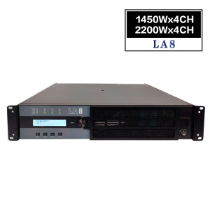 Dsp power amplifier 4 input 4 output LA8 Professional Multifunctional Audio Amp