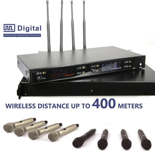 AXT220D Dynamic / Condenser Digital wireless Handheld microphone