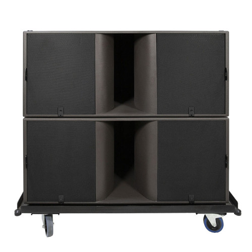 Subwoofer duplo super bass de 18 polegadas para eventos internos e externos