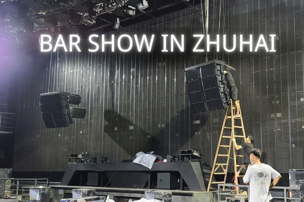 KS28 subwoofer and K2 line array speaker system to retrofit Zhuhai bar!