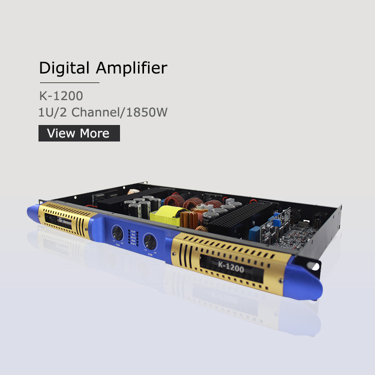 How to replace the front panel of K series digital amplifier?