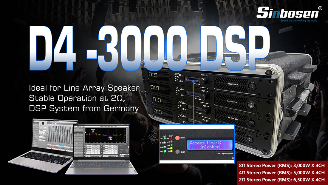 D series multiple DSP power amplifiers online operation