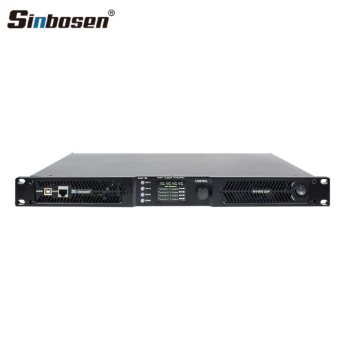 Sinbosen DSP 4 canaux 800 watts 1U amplificateur de puissance numérique K4-800