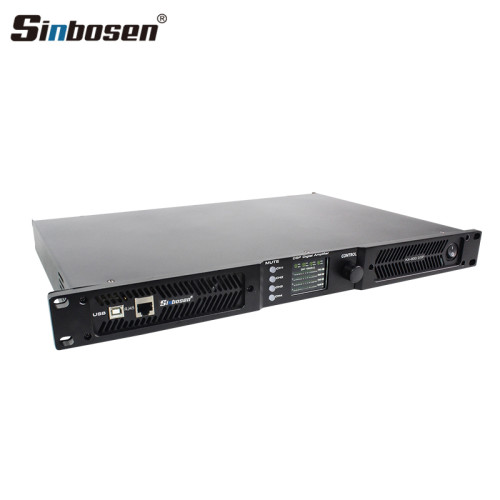 Sinbosen DSP 4 canales 800 vatios 1U amplificador de potencia digital K4-800