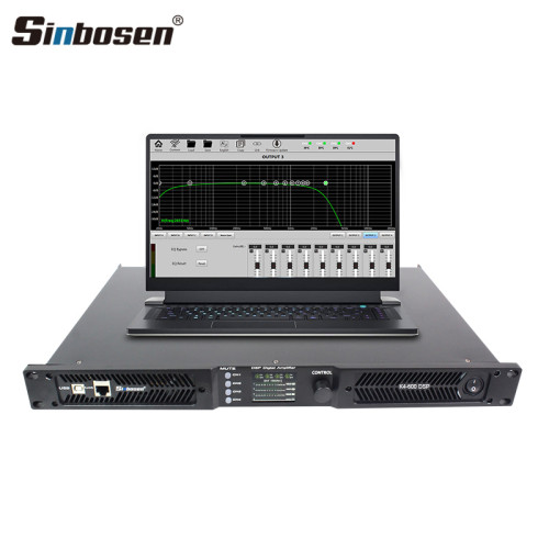 K4-600 DSP 4 channel 600 watts professional power amplifier