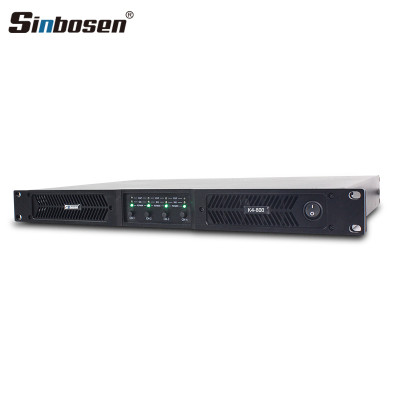 800 watts 4 channel power amplifier class d 1U professional audio