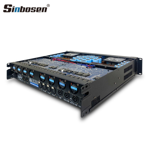 Sinbosen FP20000Q 4000 watt 4 channel professional bass power amplifier dual 18 inch subwoofer