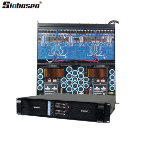 Sinbosen FP20000Q 4000 watt 4 channel professional bass power amplifier dual 18 inch subwoofer