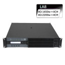 Dsp power amplifier 4 input 4 output LA8 Professional Multifunctional Audio Amp