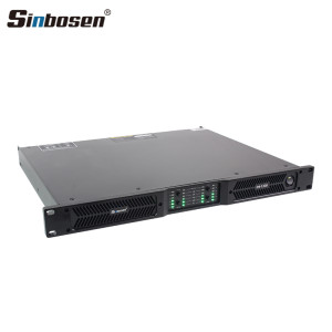 Amplificador de potência digital de 4 canais estável de trabalho de 1300 watts 2 ohms