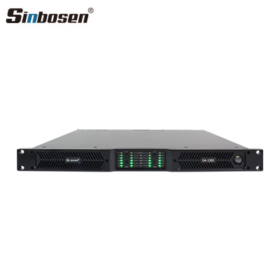 Stabilny 4-kanałowy cyfrowy wzmacniacz mocy o mocy 1300 W przy 2 omach