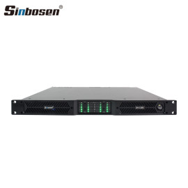 Stabilny 4-kanałowy cyfrowy wzmacniacz mocy o mocy 1300 W przy 2 omach