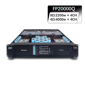 Sinbosen FP20000Q 4000 watt 4 channel professional bass power amplifier dual 18 inch subwoofer