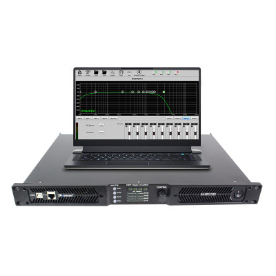 Sinbosen DSP 4 kanal 800 watt 1U dijital güç amplifikatörü K4-800