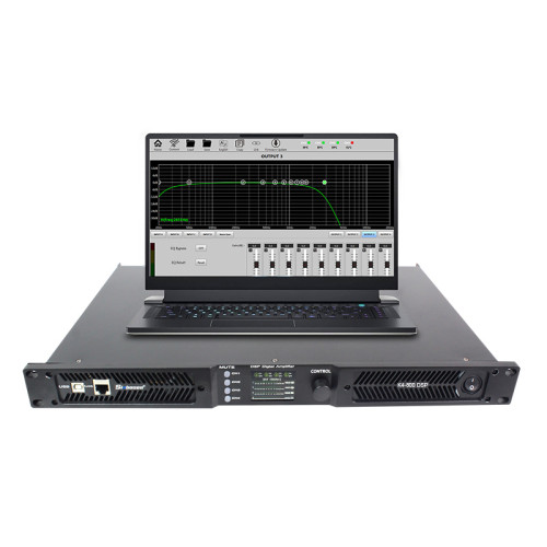 Sinbosen DSP 4-канальный цифровой усилитель мощности 800 Вт 1U K4-800