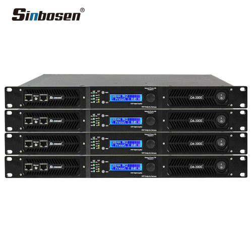 D4-3000 DSP Amplificatore digitale professionale a 4 canali ad alta potenza