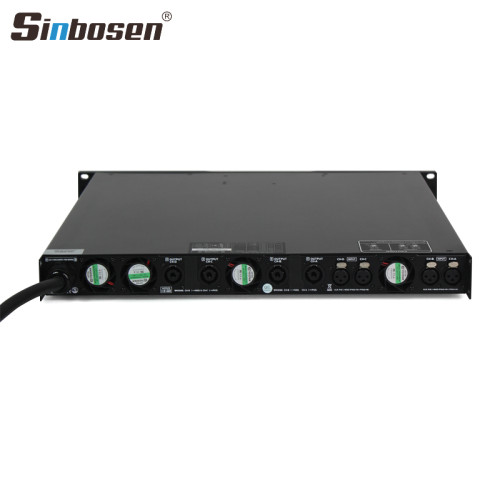 Amplificador digital profissional de 4 canais D4-3000 DSP de alta potência