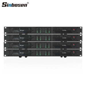 D4-2000 Line Array Hoparlör için 4 Kanal 1U Güç Amplifikatörü
