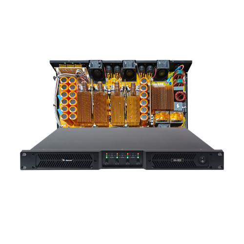 Sinbosen K4-600 1u Klasse-D-Digital-Leistungsverstärker 4 Kanäle Karaoke-Verstärker 600 Watt