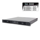 Amplificateur numérique D4-3000 1U, stable sous 2 ohms, 4 canaux, puissance 6500 W
