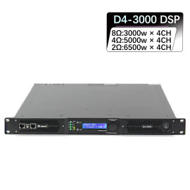 D4-3000 DSP Professional High Power 4 channel Digital Amplifier