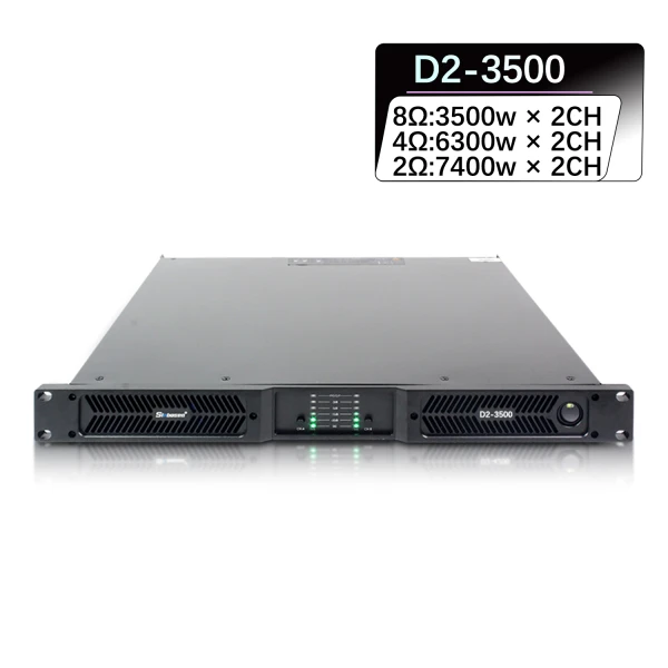 D2-3500 Digital Amp Pa Audio Professional Power Amplifier