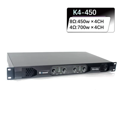 Sinbosen K4-450 Home audio 450 watt class d small 1U stereo digital karaoke amplifier