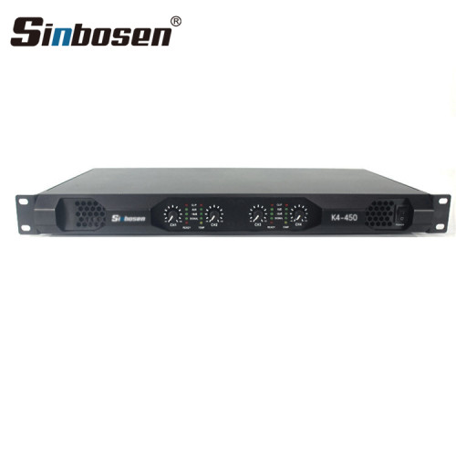 Sinbosen K4-450 Home audio 450 watt class d small 1U stereo digital karaoke amplifier