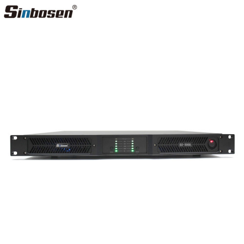 Sinbosen 2 ohm stable 4760 watts 4CH class d digital high power amplifier D4-2000