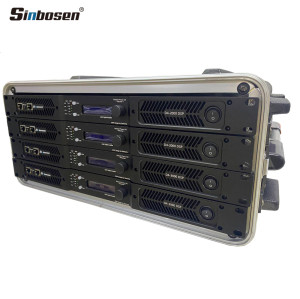 Sinbosen D4-2000 2 ohm stable 4400 watts 4 channels digital 1u digital power amplifier