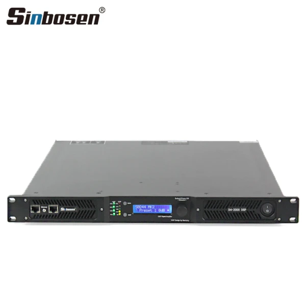 D4-2000 DSP 2000W @8ohms Class D Professional Audio Amplifier